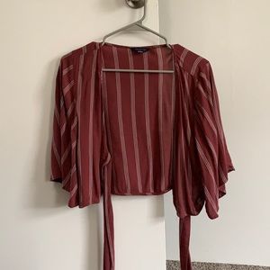 American Eagle, tie front top, XL.